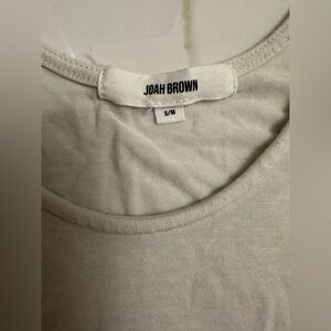 Joah Brown Soft Cream Scoop Tank